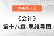 2022年注會《會計》第十八章思維導(dǎo)圖+章節(jié)練習(xí)