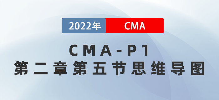 2022年CMA《財(cái)務(wù)規(guī)劃、績(jī)效與分析》第二章第五節(jié)思維導(dǎo)圖