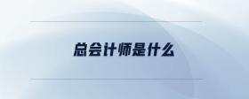總會(huì)計(jì)師是什么