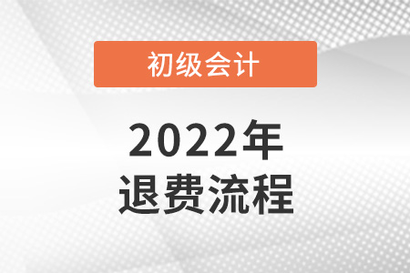 2022初級會計退費流程公布！