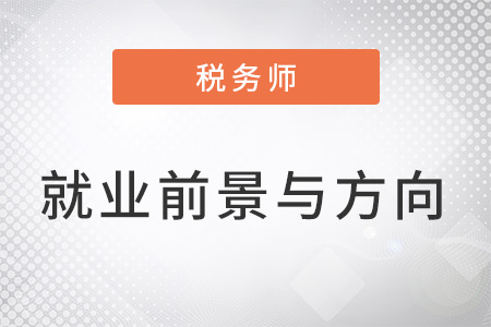 稅務(wù)師就業(yè)前景與方向有什么？