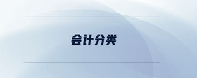 會(huì)計(jì)分類(lèi)