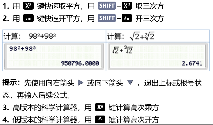 乘方與開方