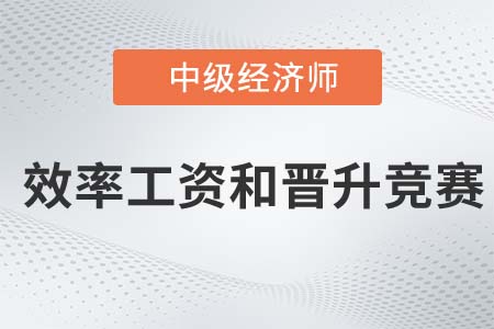效率工資和晉升競(jìng)賽_2022中級(jí)經(jīng)濟(jì)師人力資源知識(shí)點(diǎn)