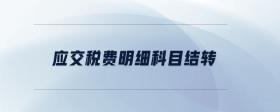 應(yīng)交稅費明細賬怎么填