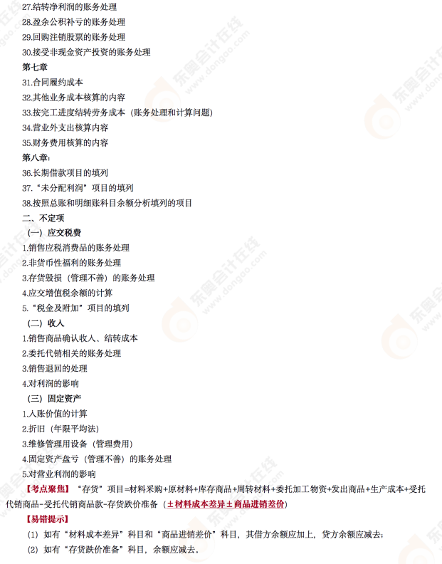 2022年《初級會計實務(wù)》考后點評第十場考點