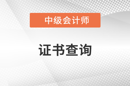 初級會計師資格證書查詢入口在哪？