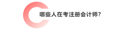 哪些人在考注冊會(huì)計(jì)師？