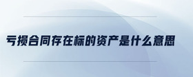 虧損合同存在標的資產(chǎn)是什么意思