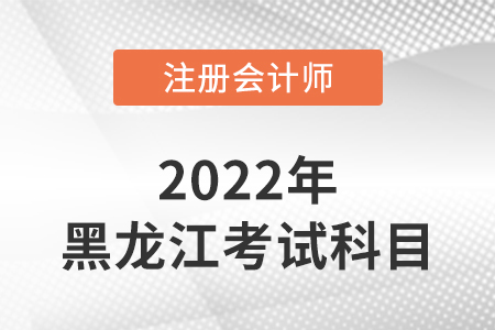 2022年黑龍江注冊(cè)會(huì)計(jì)師延考考試科目
