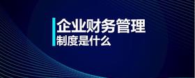 企業(yè)財(cái)務(wù)管理制度是什么