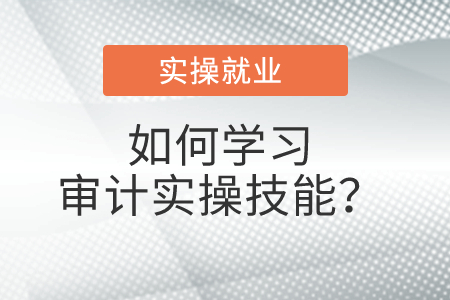 如何學(xué)習(xí)審計(jì)實(shí)操技能？