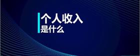 個人收入是什么