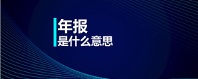 年報(bào)是什么意思