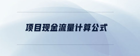 項(xiàng)目現(xiàn)金流量計(jì)算公式