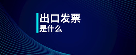 出口發(fā)票是什么