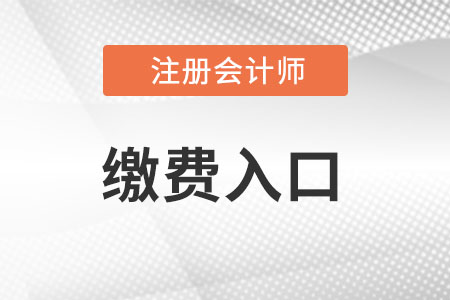 注冊會計師繳費入口已開通，繳費多少錢一科？