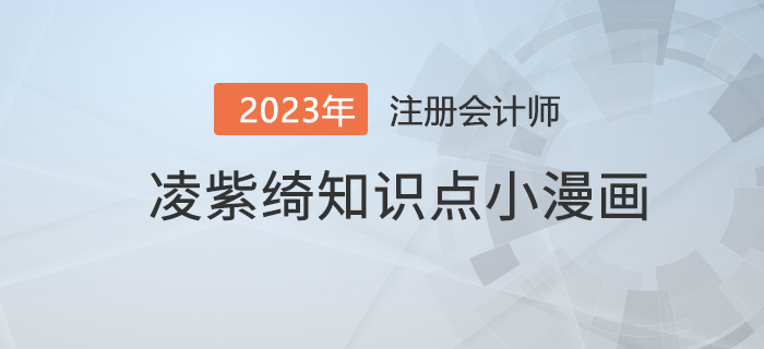 凌紫綺老師知識點(diǎn)小漫畫——注冊會(huì)計(jì)師的責(zé)任