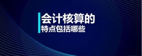 會計核算的特點包括哪些