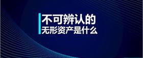不可辨認(rèn)的無(wú)形資產(chǎn)是什么
