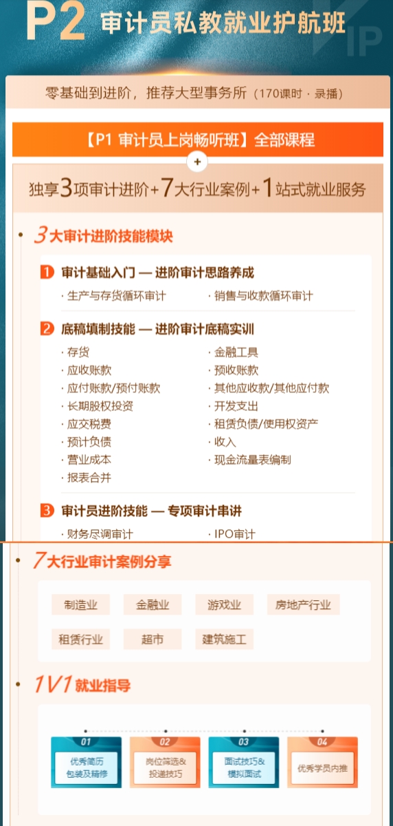  審計員想要快速進階？點這里！審計實操課程等你來學！