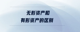無(wú)形資產(chǎn)和有形資產(chǎn)的區(qū)別