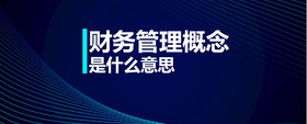 財(cái)務(wù)管理概念是什么意思