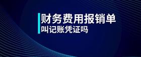 財(cái)務(wù)費(fèi)用報(bào)銷單叫記賬憑證嗎