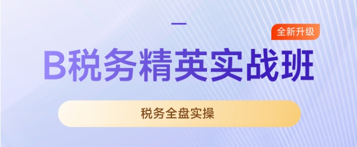 稅務(wù)精英實戰(zhàn)班