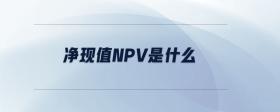 凈現(xiàn)值NPV是什么