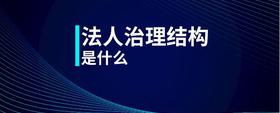 法人治理結(jié)構(gòu)是什么