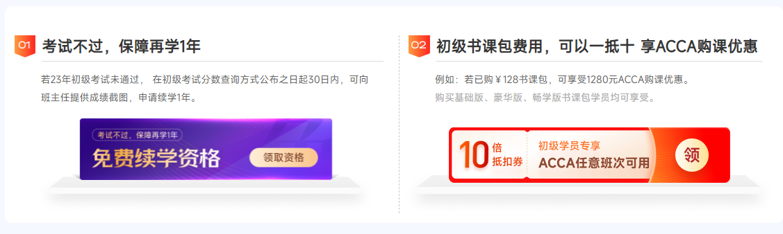 2023年初級與6月acca考試報名同時開始！一備兩考實現(xiàn)雙豐收！