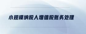 小規(guī)模納稅人增值稅賬務(wù)處理