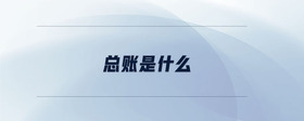 總賬是什么