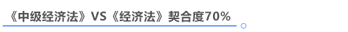 中級會計經(jīng)濟(jì)法與注會經(jīng)濟(jì)法契合度