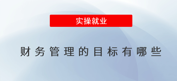 財(cái)務(wù)管理的目標(biāo)有哪些