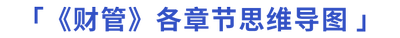 財管各章節(jié)思維導(dǎo)圖