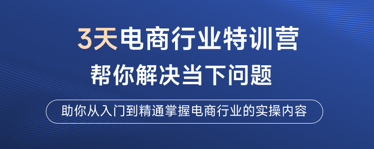 3天電商行業(yè)特訓(xùn)營