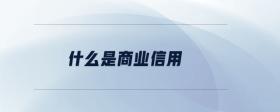 什么是商業(yè)信用