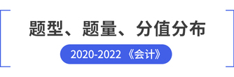 注會(huì)會(huì)計(jì)題型題量、分值分布
