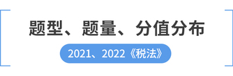 題型、題量、分值分布