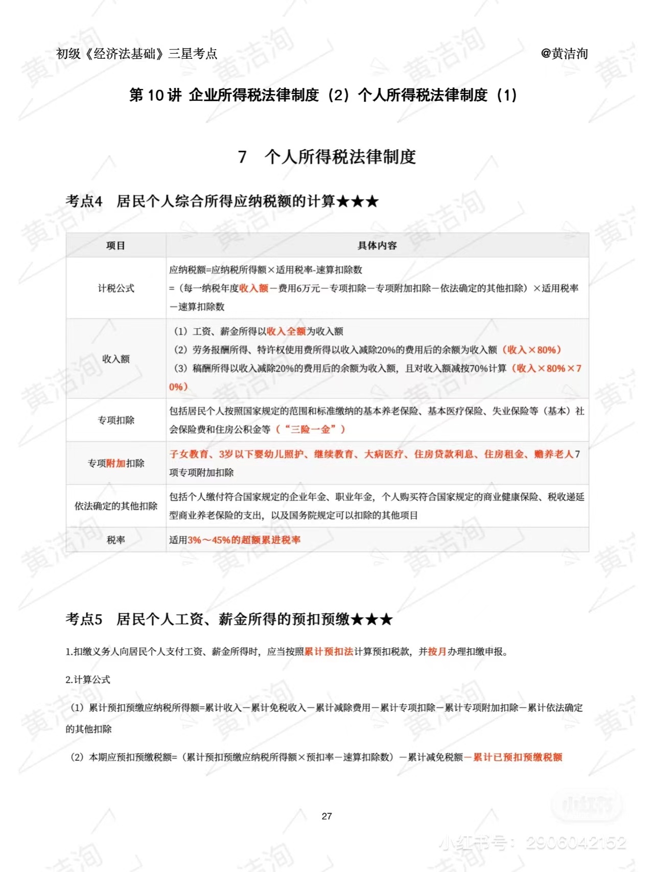 初級會計(jì)經(jīng)濟(jì)法基礎(chǔ)三星考點(diǎn)