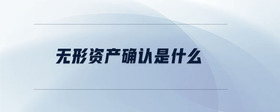 無形資產(chǎn)確認(rèn)是什么