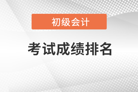 初級會計(jì)考試成績是按排名來的嗎？評分標(biāo)準(zhǔn)是什么？