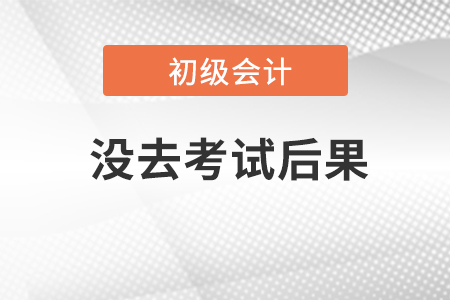 初級會(huì)計(jì)師考試沒去考試有什么后果？