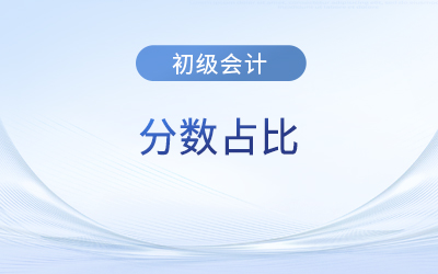 初級(jí)會(huì)計(jì)考試分?jǐn)?shù)占比是多少？