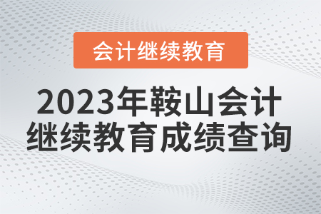 2023年鞍山東奧會(huì)計(jì)繼續(xù)教育成績(jī)查詢(xún)