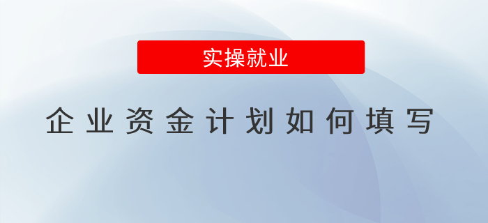 企業(yè)的資金計(jì)劃應(yīng)該如何填寫