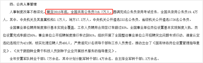 中級(jí)會(huì)計(jì)需求量說明之公務(wù)員數(shù)量