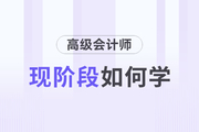 高級會計師備考已經(jīng)開始了，現(xiàn)階段該如何學(xué)習(xí)？